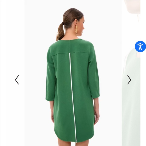 Green Seamed Shift Dress Small Tuckernuck - Picture 4 of 5